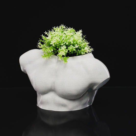 Male Body Statue Vase